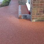 Red resin driveway gallery image
