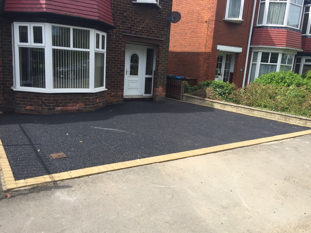 Tarmac stage before resin laid