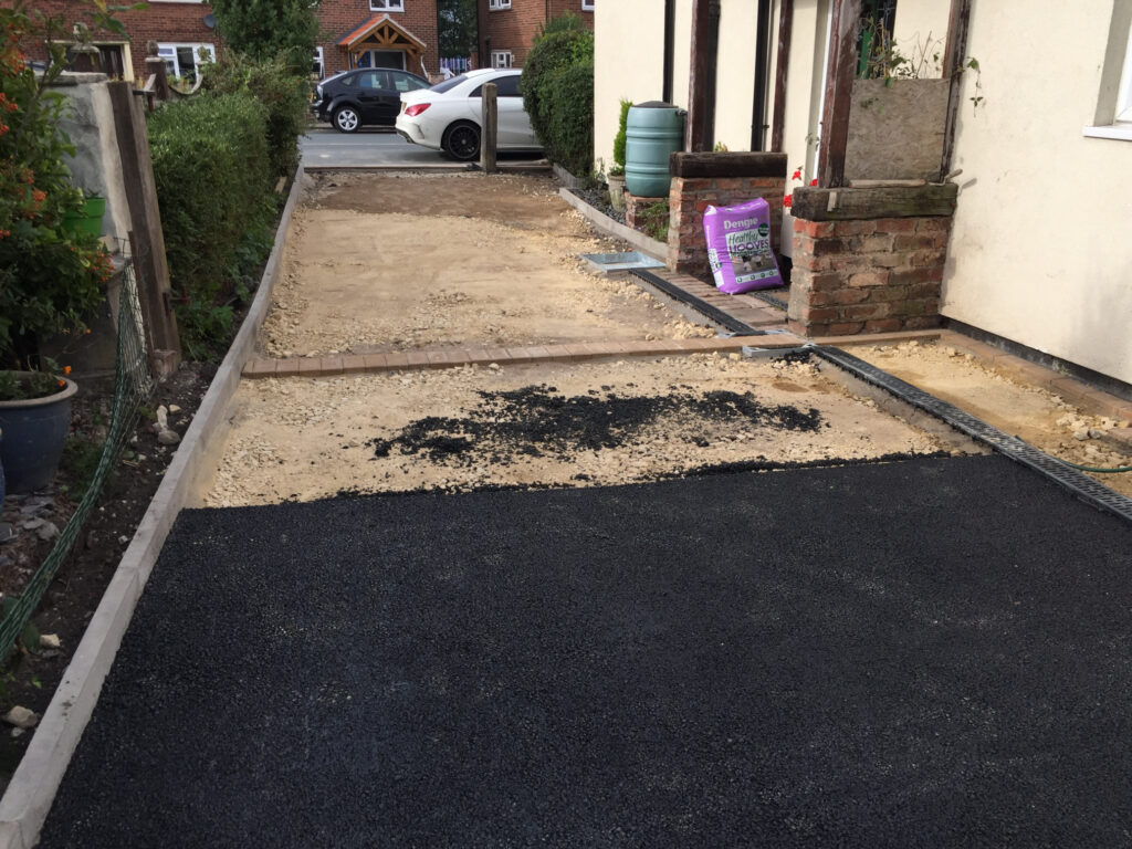 Tarmac stage for Selby driveway